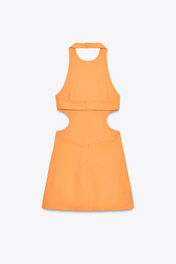 HALTER CUT-OUT MINI DRESS - Zara фото 8