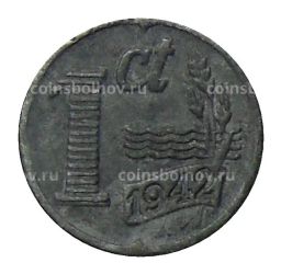 1 цент 1942 года Нидерланды