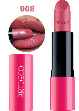 ARTDECO Помада для губ увлажняющая Perfect Color Lipstick, тон 908 малиновый перламутр, 4 г