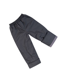 Брюки демисезонные серые (134-140, 68)