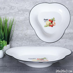 Блюдо фигурное 26 см Перец / ER-085 /уп 40/