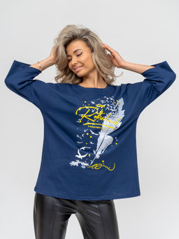 897 Футболка "Темно-синий"