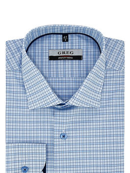 Сорочка мужская длинный рукав GREG 225/118/3102/1p STRETCH