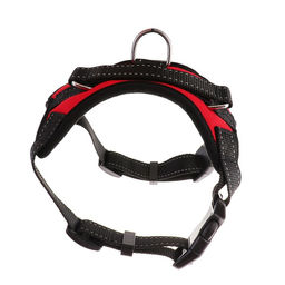 Шлейка К7 мягкая светоотражающая, размер XL, ОГ 74-92 см, вес 28-47,5 кг, красная - Пижон фото 2