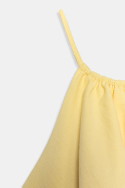 TOP HALTER VOLUMEN / Amarillo - Zara фото 7