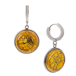 Серьги из муранского стекла METALLICA LS3552