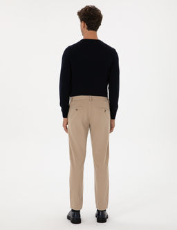 Bej Ex. Slim Fit Kuma_ Pantolon