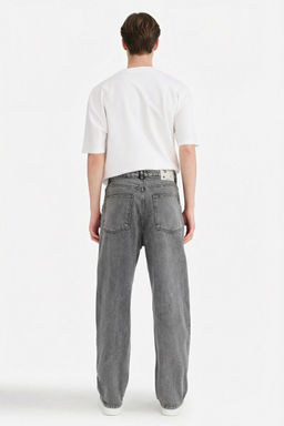 Джинсовые брюки Baggy Fit с широким узором и нормальной талией, широкие брюки - Defacto фото 19
