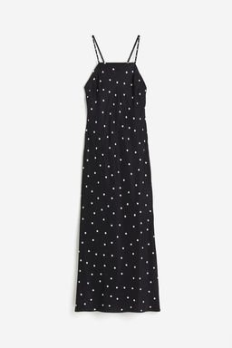 Vestido lencero con cuentas