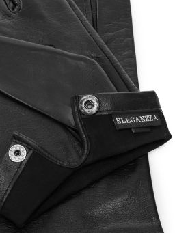 Перчатки мужские б/п IS90305 black - Eleganzza фото 7