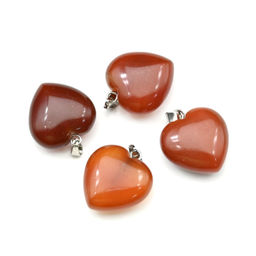 Кулон Сердце 20*20мм из сердолика