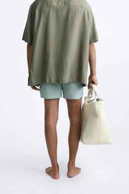 REGULAR GOFRE KUMAS DENIZ SORTU - Zara фото 31