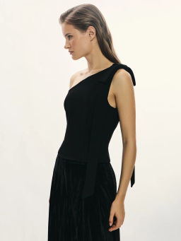 Топ асимметричный с бантом / Zarina