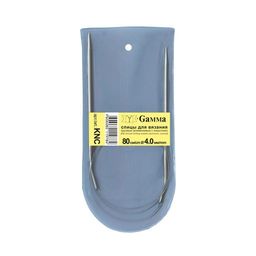 Спицы GAMMA круговые KNC алюминий d 4.0 мм 80 см 1 шт с покрытием
