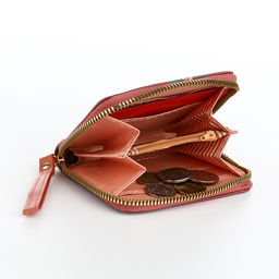 Кошелёк женский на молнии с ремешком, лакированный, синий