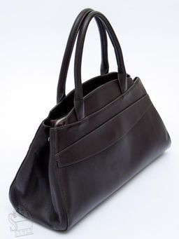 Сумка женская кожаная 3380-2QP d.coffee Polina&Eiterou в Новосибирске