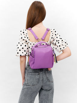 LACCOMA рюкзак Лилу-Л815-орхидея эко кожа хлопок фото 8