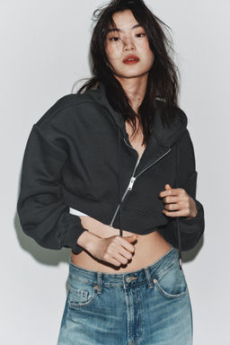 CROPPED HOODIE - Zara фото 8