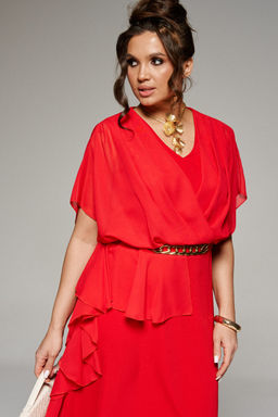 Платье Beautiful Free 6357 красный