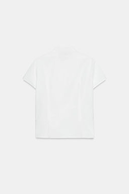 CAMISA POPEL?N ALAMARES / Blanco