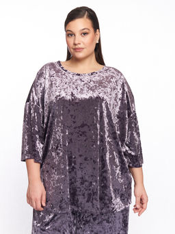 Бархатный костюм KO32511PUR64