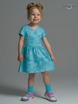 Платье Лето зайцы варенка бирюза - Sovalina фото 10