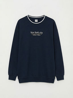 New York Bask?l? Erkek ?ocuk Sweatshirt