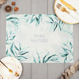 Салфетка на стол «Доляна» Pure nature, ПВХ, 40×29 см