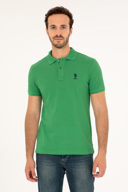 U. S. Polo Assn / Мужская зеленая базовая футболка - U.s. polo assn фото 8