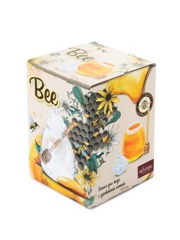 Банка для меда BEE 14см с деревянной ложкой 500мл - Briverre фото 4