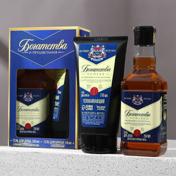 Подарочный набор «Богатства!», гель для душа виски 250 мл и гель для бритья 110 мл