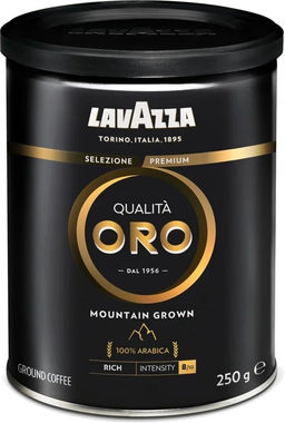 LAVAZZA. ORO Mountain Grown (молотый) 250 гр. жест.банка