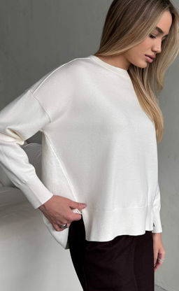 Джемпер F522-15120 milk - Fine joyce фото 3