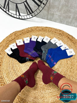 Носки женские шерстяные 12 пар
