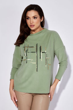 Джемпер ТАиЕР 1227-1 фисташка  фото 5