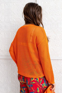 Джемпер Д-8802 оранж - Took a look фото 5