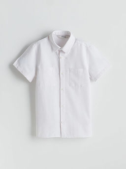 Keten Kar???ml? Erkek ?ocuk G?mlek