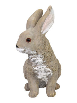 Садовая фигура из полистоуна «Заяц с большими ушами», 25×12×30 см