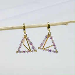 Серьги из Флюорита