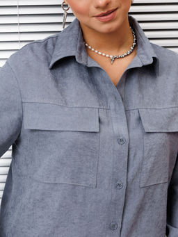 Костюм Galean Style 985-Р серо-голубой