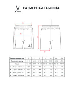Шорты тренировочные без карманов JOGEL PREMIER PerFormDRY Training Shorts, черный  фото 9