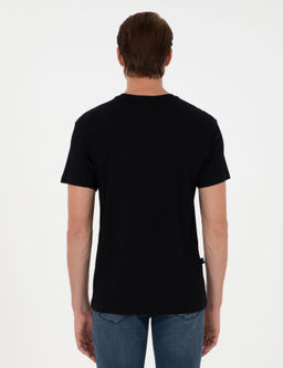 Siyah Slim Fit Basic Ti__rt