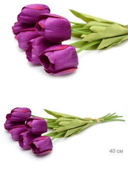 Цветок искусственный Тюльпан 40 см / W91004 /уп 6/12/1200/ - Галеонтрейд фото 3