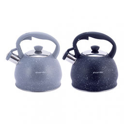 Чайник нерж. 2,0 л со свистком, с нейлоновой ручкой арт. 1072GR (00-002010)
