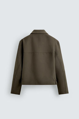 CROPPED FIT JACKET - Zara фото 8