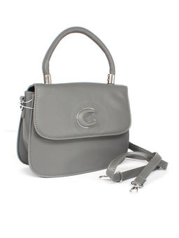 Сумка женская искусственная кожа Ch&K-9530, 1отд, плечевой ремень, серый SALE 257593 - Adelia фото 6