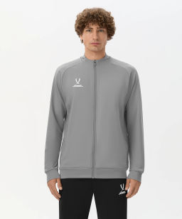 Джемпер тренировочный на молнии JOGEL PREMIER PerFormDRY Training FZ Jacket, серый  фото 6