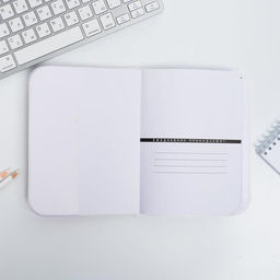 Подарочный набор новогодний, обложка на паспорт, и ежедневник антистресс, Flamingo winter party