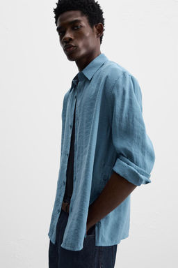 SHIRT WITH SIDE BUTTONS - Zara фото 26