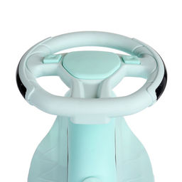 Толокар COMIRON QT-8098/светящиеся полиуретановые колеса 90 мм/ Голубой/уп4 - Галеонтрейд фото 11